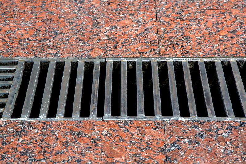 Red Granite Tile Installation